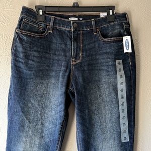 Old Navy Dark Wash Curvy Skinny Jeans